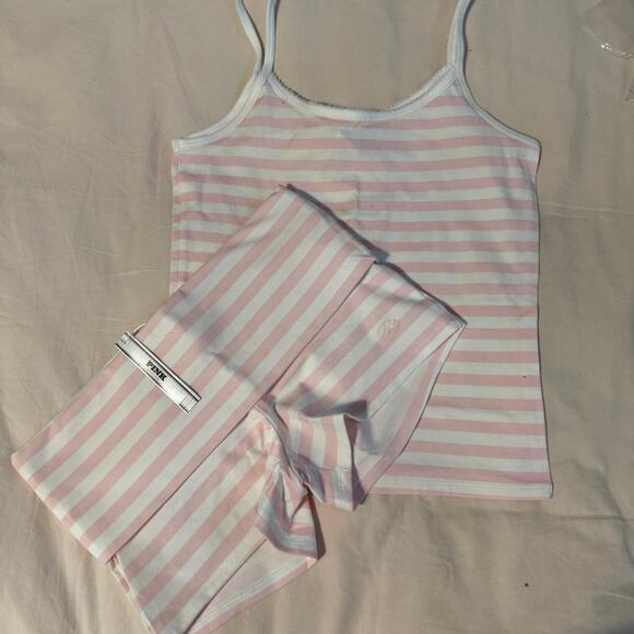 Limited Edition PINK by Frankies Bikinis Brooklyn cotton SET - Picture 3 of 4